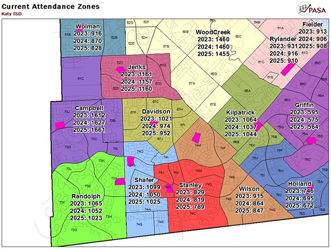 Katy ISD attendance boundary modification could affect nine elementary